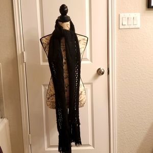 Nine West Black, Coldweather Long Scarf (Loved❤)